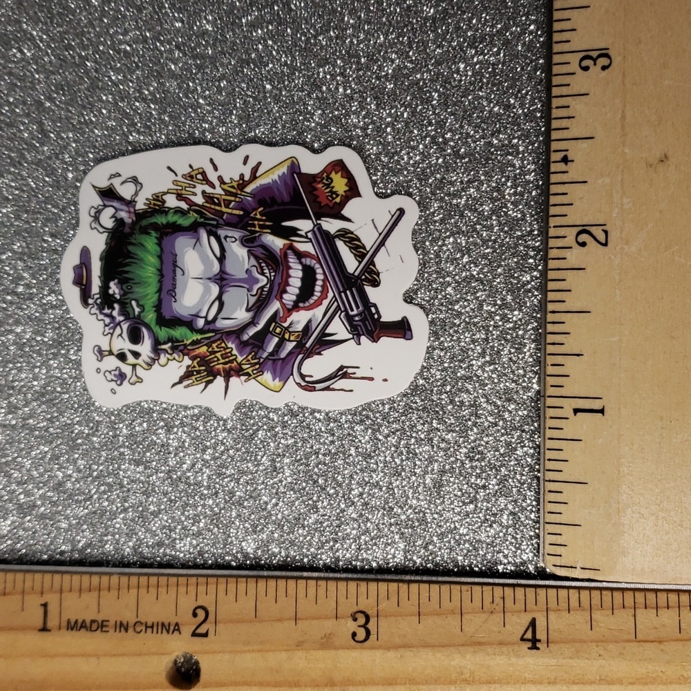 DC COMICS Batman Joker Waterproof Sticker Leto - Picture 2 of 7